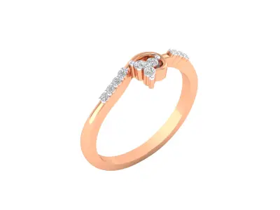 Women Ring Render 3dm STL MTL SLC JCD OBJ FBX Details 3D print model 21