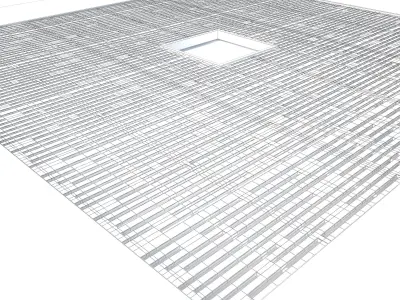 Tree Grate 01 3D model