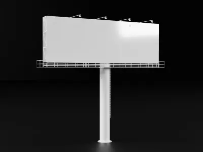 Advesiting Street Billboard Pack 3D model