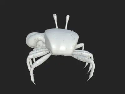Crab Statue 3D model
