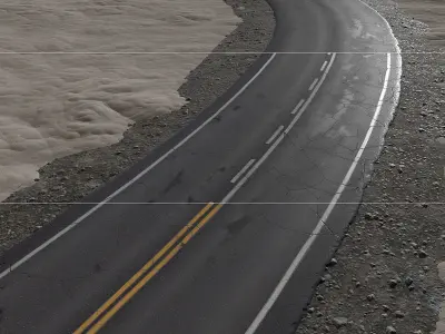 PBR Road texture pack  Texture