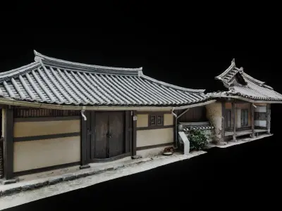 Korean Traditional House Hanok 3D model
