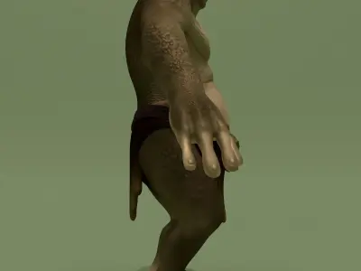 Cartoon Monster Fantasy Ogr 3D model