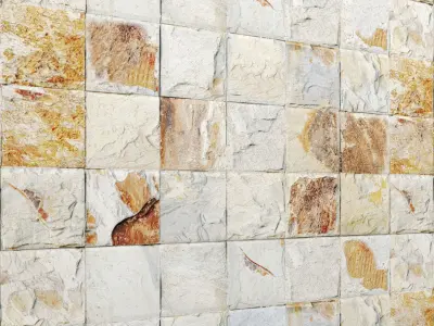 Stone slate 3D 40 3D model