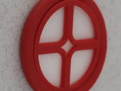 Functional Round window style 1 multi-color  3D print model