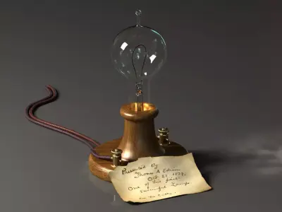 Edison Lamp 3D model