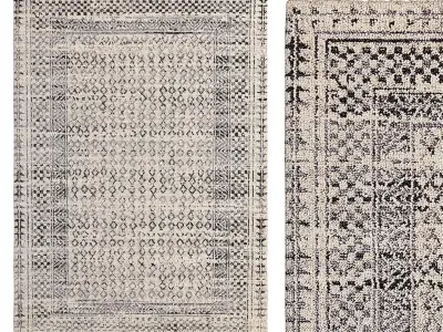 Rosa Diamond Rug 3D model