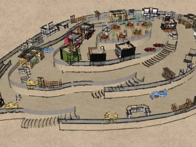 Urban Oasis 3D model