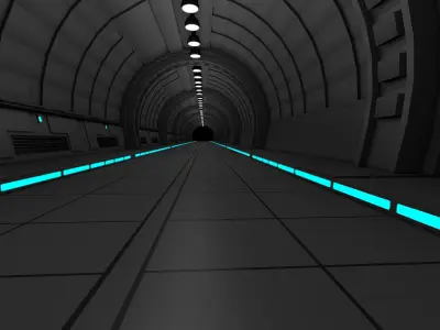 Tunnel Interior 3D model