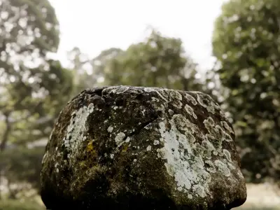 Natural Boulder 3D model