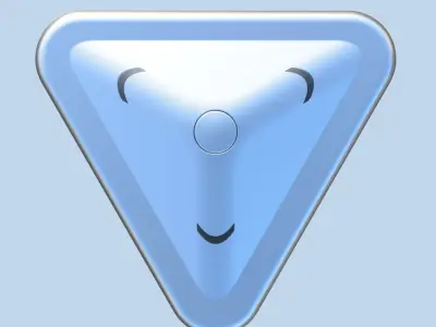 Ufo triangle 3D print model