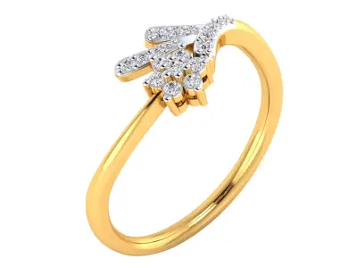  Women Ring Render 3dm STL MTL SLC JCD OBJ FBX Details 3D print model 18