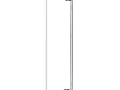 Wooden Window 03 3D model