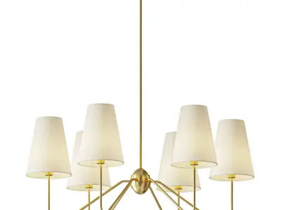 Rejuvenation Berkshire Chandelier 3D model