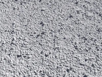 Ultra realistic Gravel White Scan 3D model