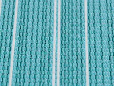 Teal Micro-Stripe Wallpaper Texture