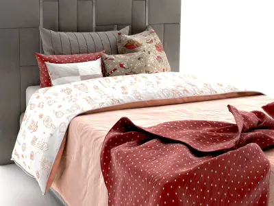 Day Bed Light Color 3D model