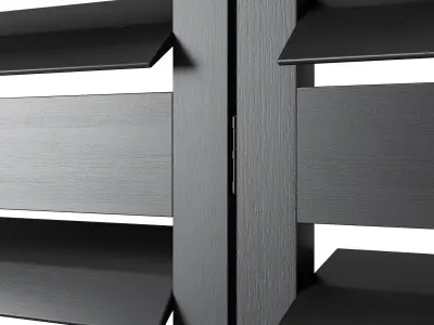 Wooden Curtain  3D model