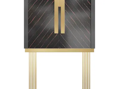 Bar Cabinet By Evanyrouse 3D model