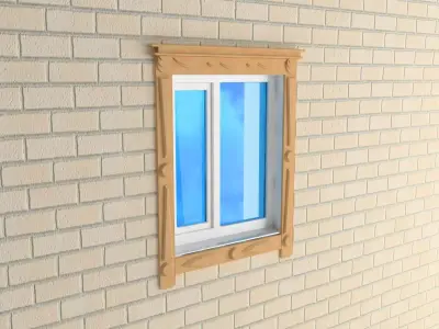 jamb the window  3D model purchase