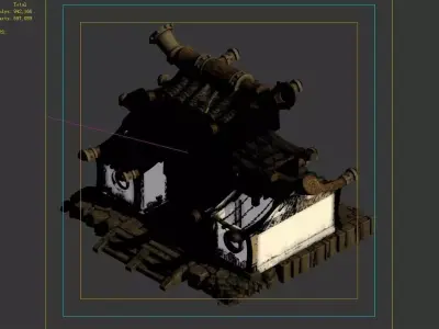 Beijing City - Blacksmith Shop 04 3D model