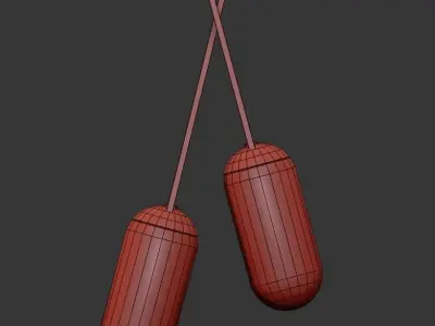 Palisade Double 3D model