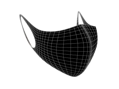 Mask v2 002 Low-poly 3D model