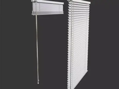 Window PVC Blinds Low-poly 3D model