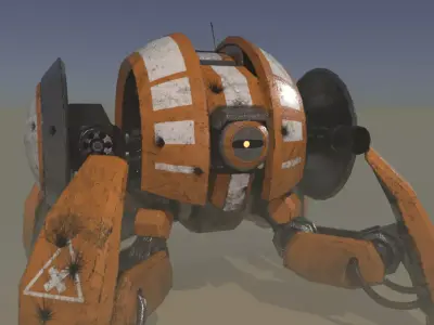 Crab Sentry Drone 3D model