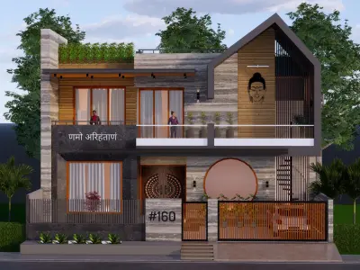 Exterior House Design 3D print model
