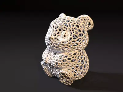 Panda Voronoi 3D print model