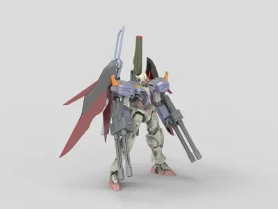 Gundam 00 Heavy 3D model
