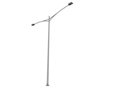 Lamp Post - Light Pole - Light Post - Street Light 12 3D model