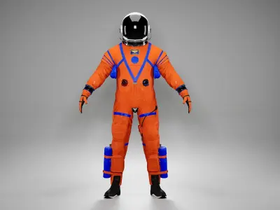 Nasa Orion Spacesuit  Ultra realistic Low-poly 3D model