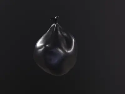 Trash Bag Set 3D Model Low-poly 3D model