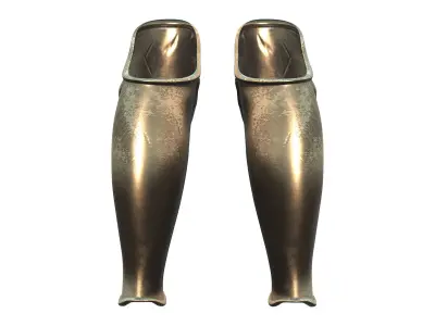 Lower Leg Shield Low-poly 3D model