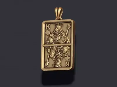 spade king pendant light 3D print model