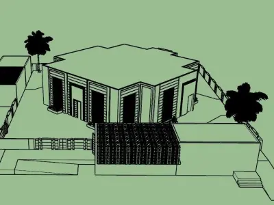 MASJID- ISLAMIC ARCHITECTURE 3D model