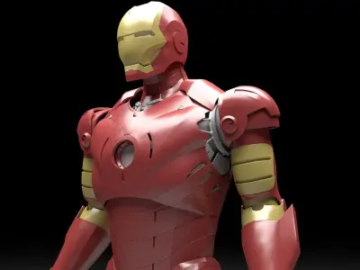 ironman suit 3D model