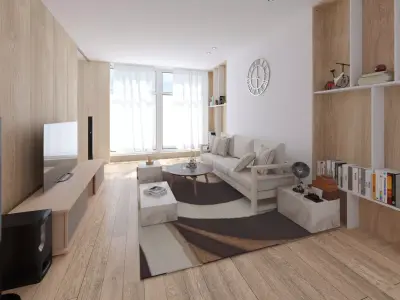 Chinese interior scene Free 3D model