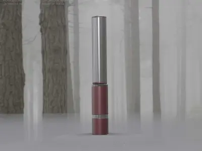 Dark Red Light-Column -30- Street-Light 9 Low-poly 3D model