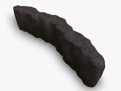 Cave Wall 3 - Moss 1 Low-poly 3D model