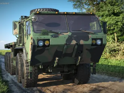  Military Tactical Palletized Load Truck Camo Simplified 