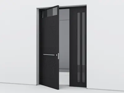 Aluminium door 259 3D model