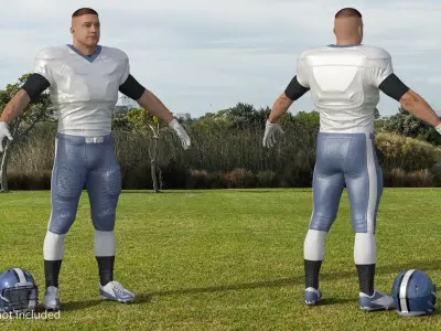  American Football Player Fur 