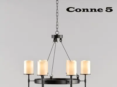 Conne 5 chandelier 3D model