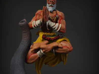 Dhalsim Street Fighter 6 3D Print Model STL 3D print model 3D print model
