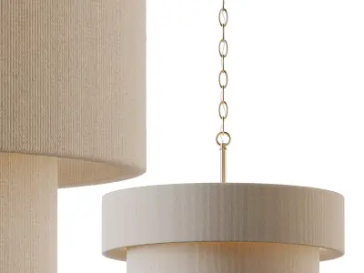 Delaney Dual Mount Pendant 3D model