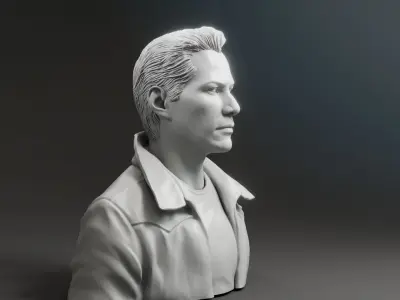 Keanu Reeves - Neo - The Matrix 3D print model