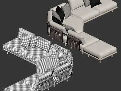 RODA - EDEN Sofa Composition 01 3D model